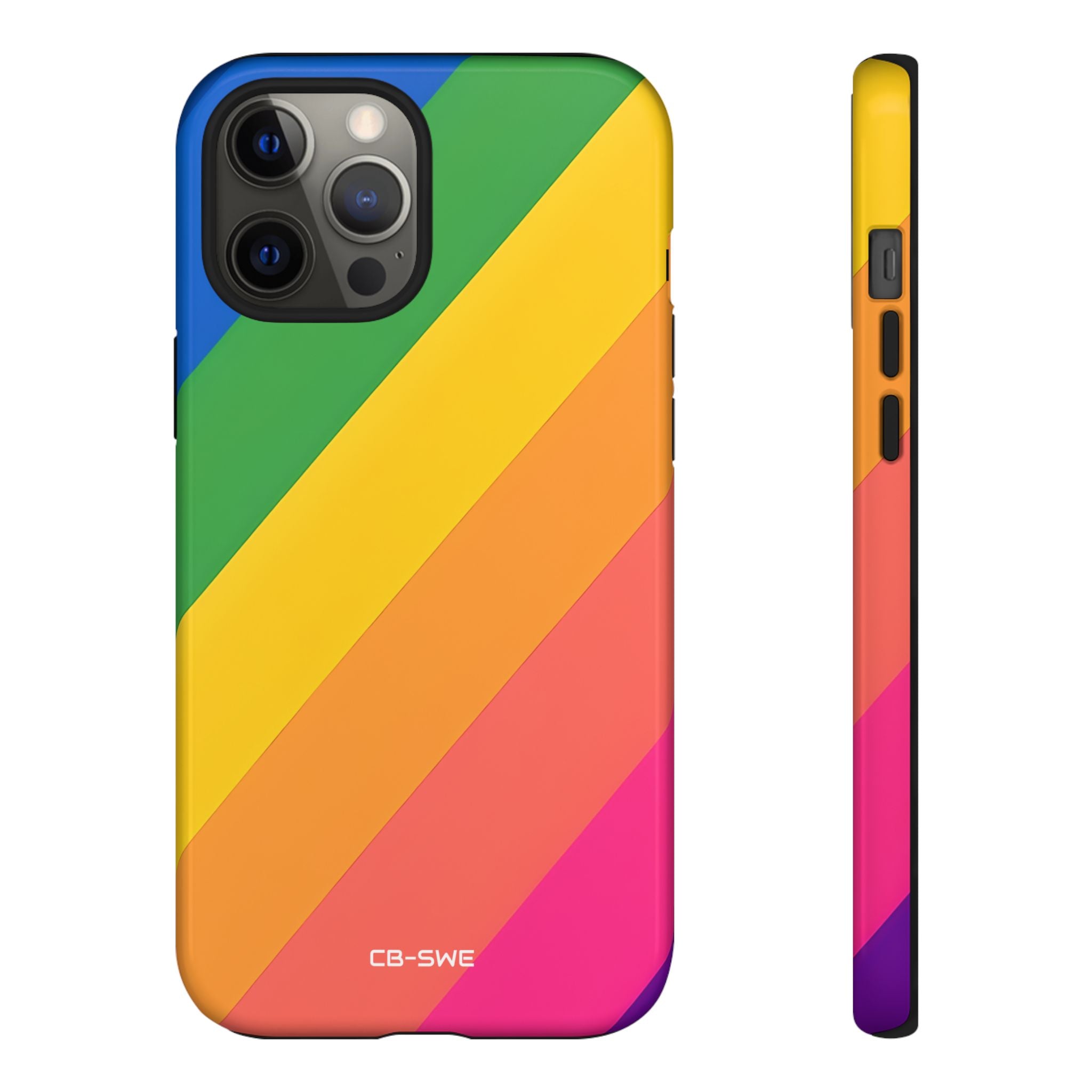 Vibrant Geometric Spectrum - iPhone Case