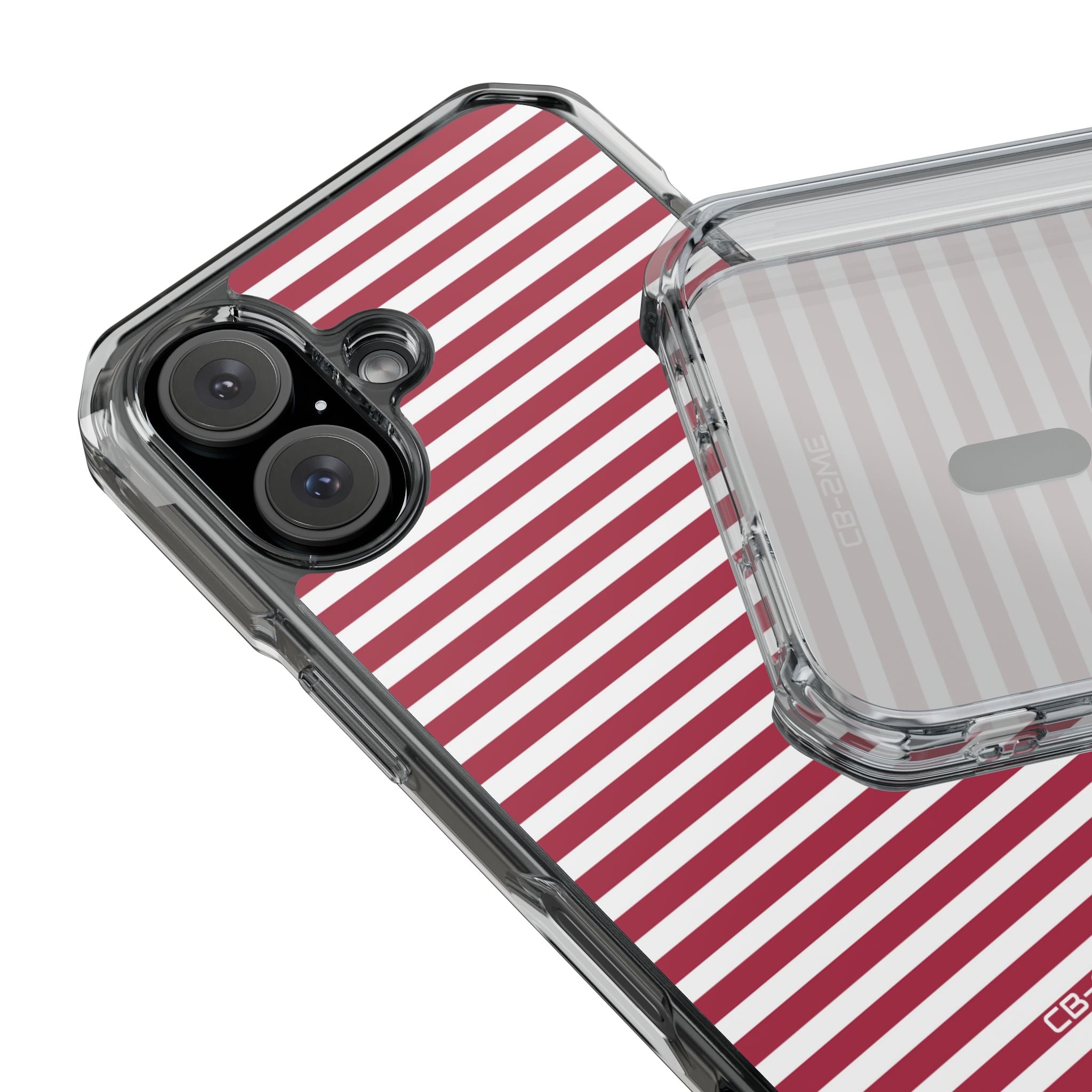 Red Stripes Wrap iPhone Case - Impact