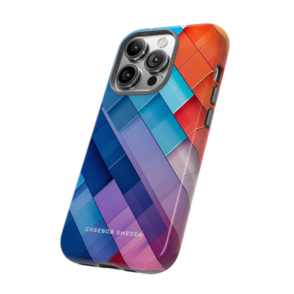 Vibrant GeoFlow iPhone 14 - Tough Phone Case