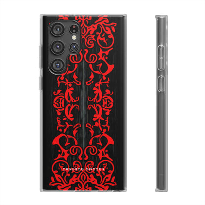 Gothic Crimson Symmetry Samsung S22 - Flexi Phone Case