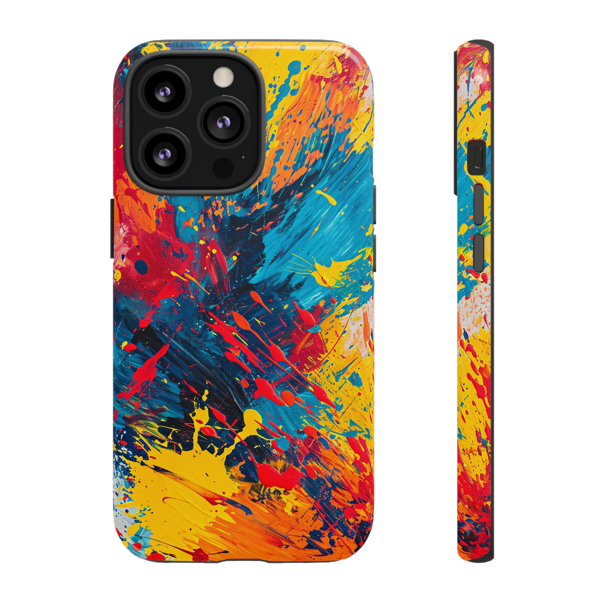 Artistic Brushstroke Bliss - Protective Phone Case