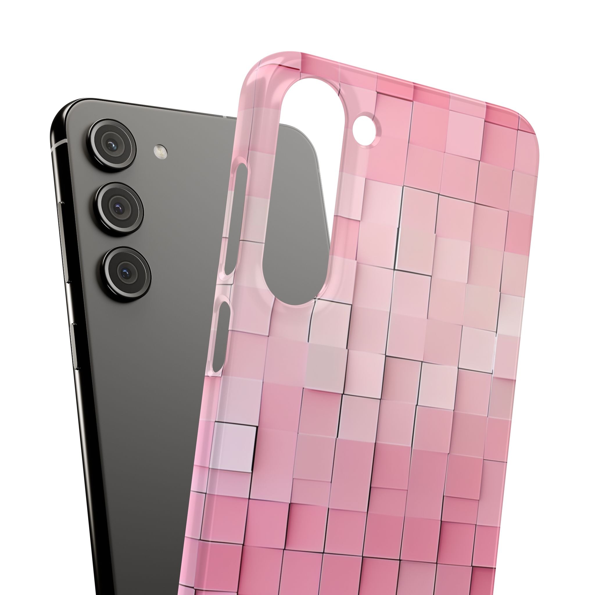 Gradient Pink Mosaic Samsung S23 - Slim Phone Case