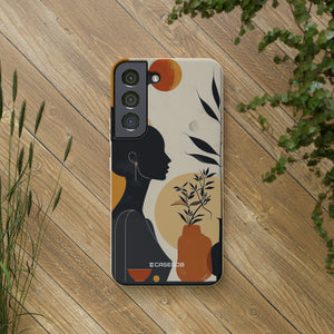 Modern Silhouette Tranquility | Biodegradable Phone Case