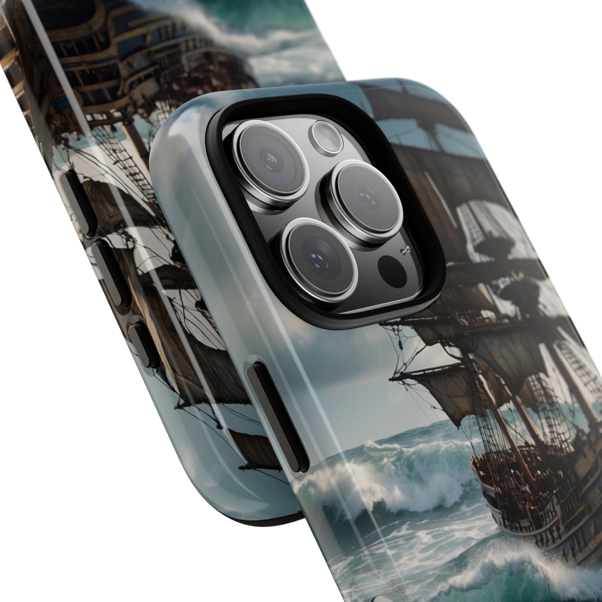 Ship Faces Waves - iPhone Case