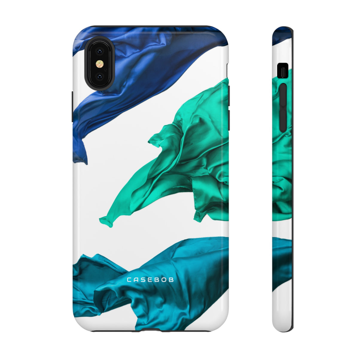 Blue Velvet Fabric - Protective Phone Case