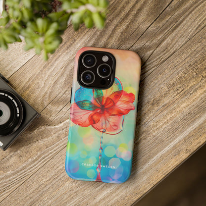 Ethereal Glass Flower iPhone 16 - Tough Phone Case