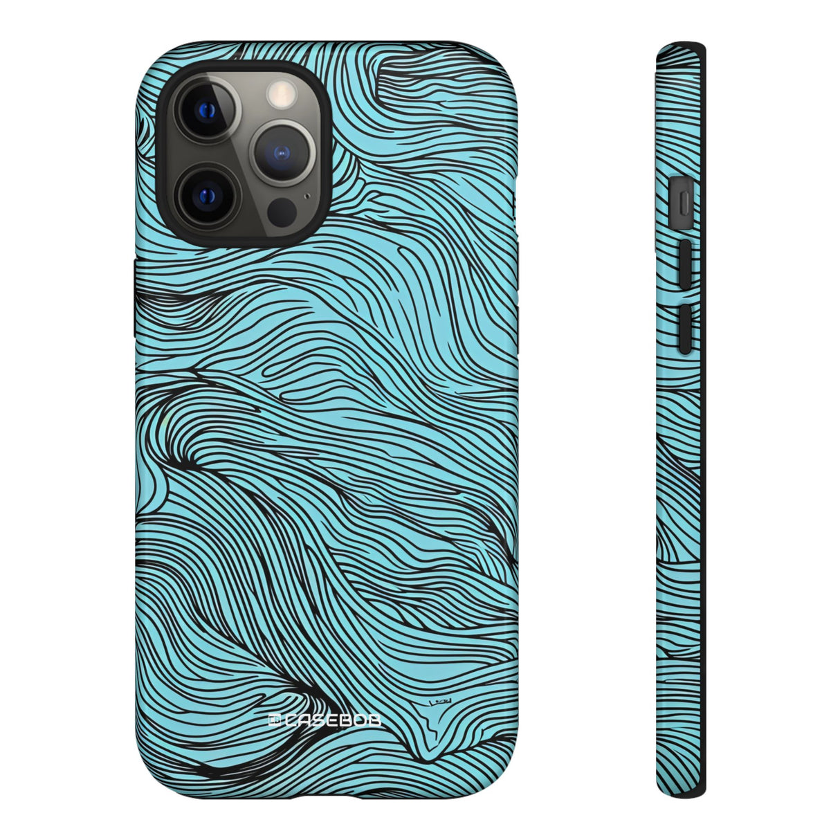 Wavy Serenity | Protective Phone Case for iPhone