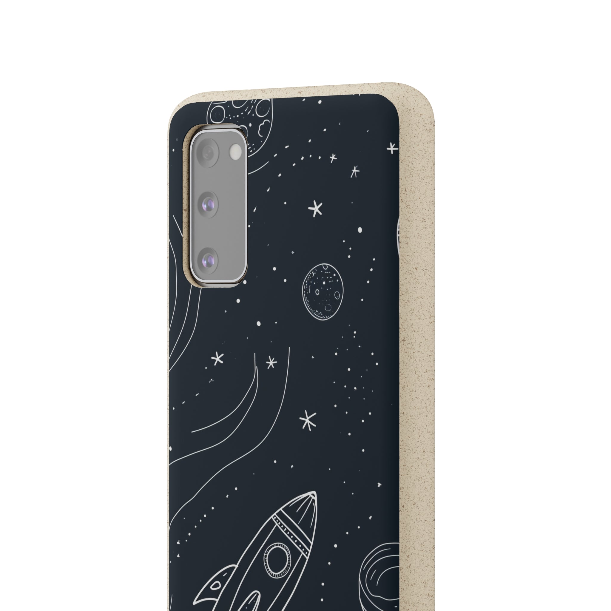 Cosmic Doodle Adventure | Biodegradable Phone Case