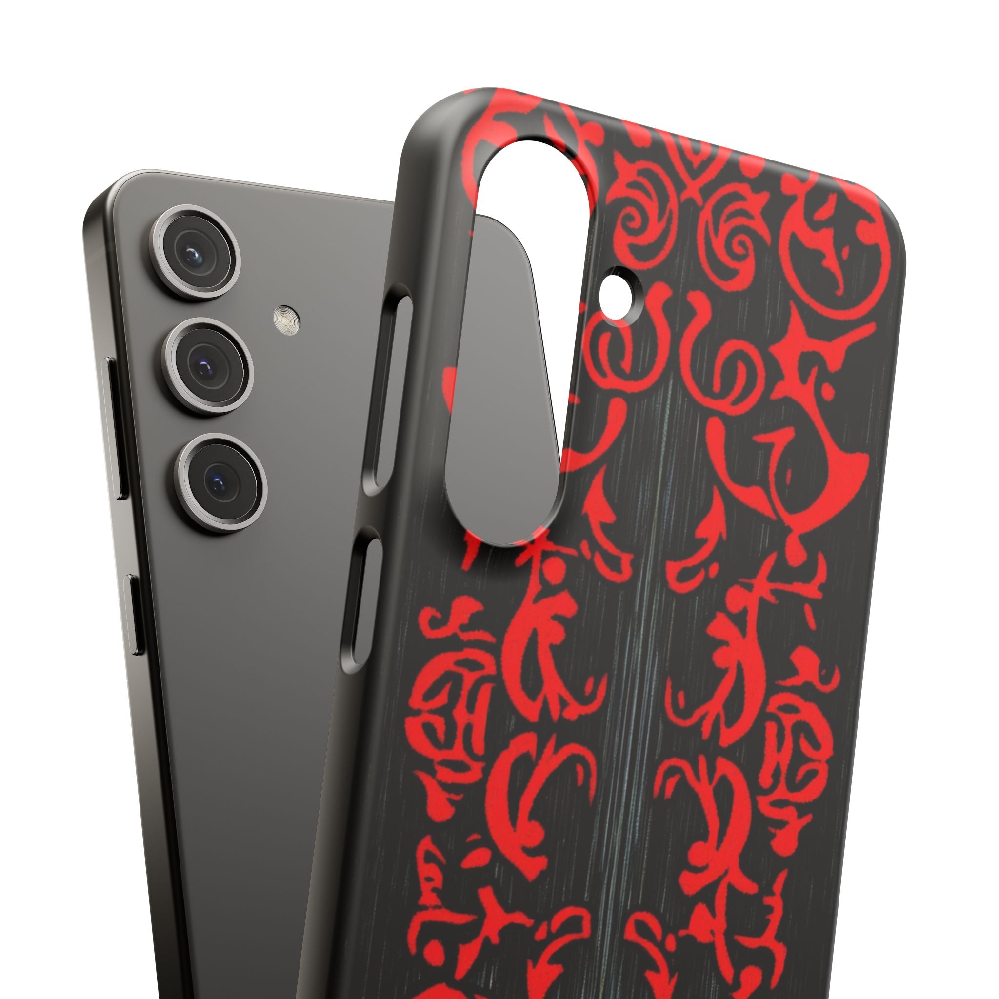 Gothic Crimson Symmetry Samsung S24 - Slim Phone Case