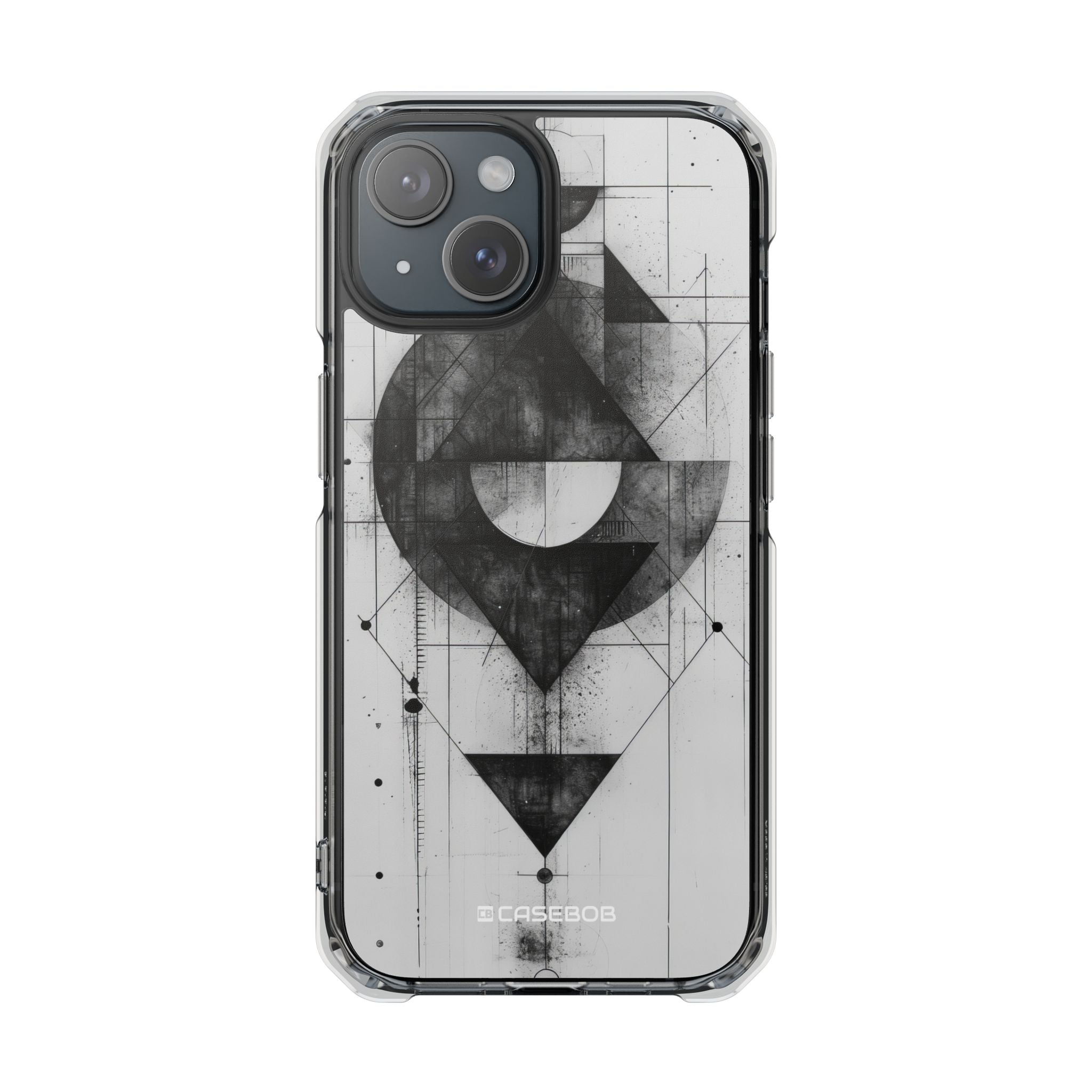 Monochrome Geometry - Phone Case for iPhone