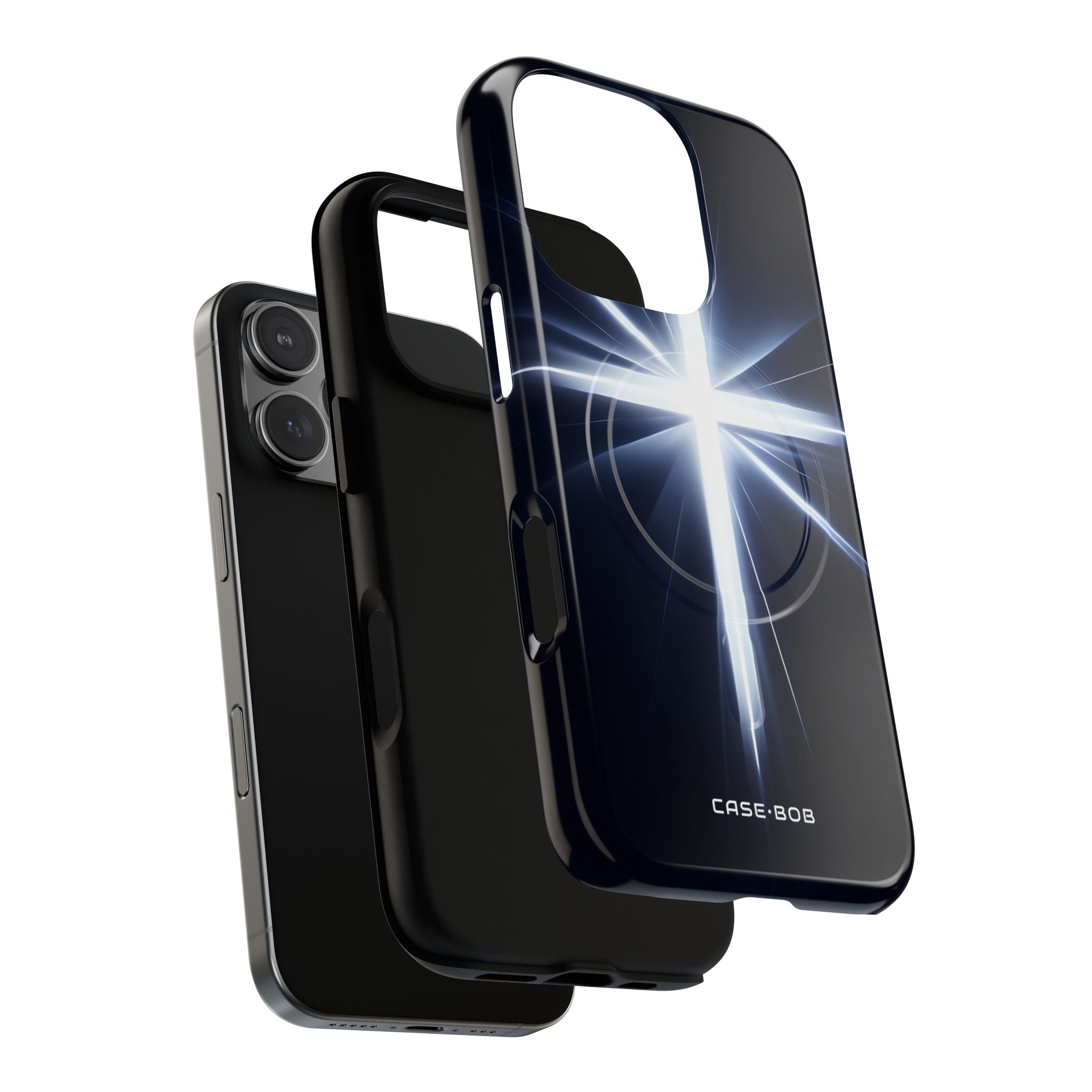 Glowing Crossburst iPhone 16 Pro Case - Tough+