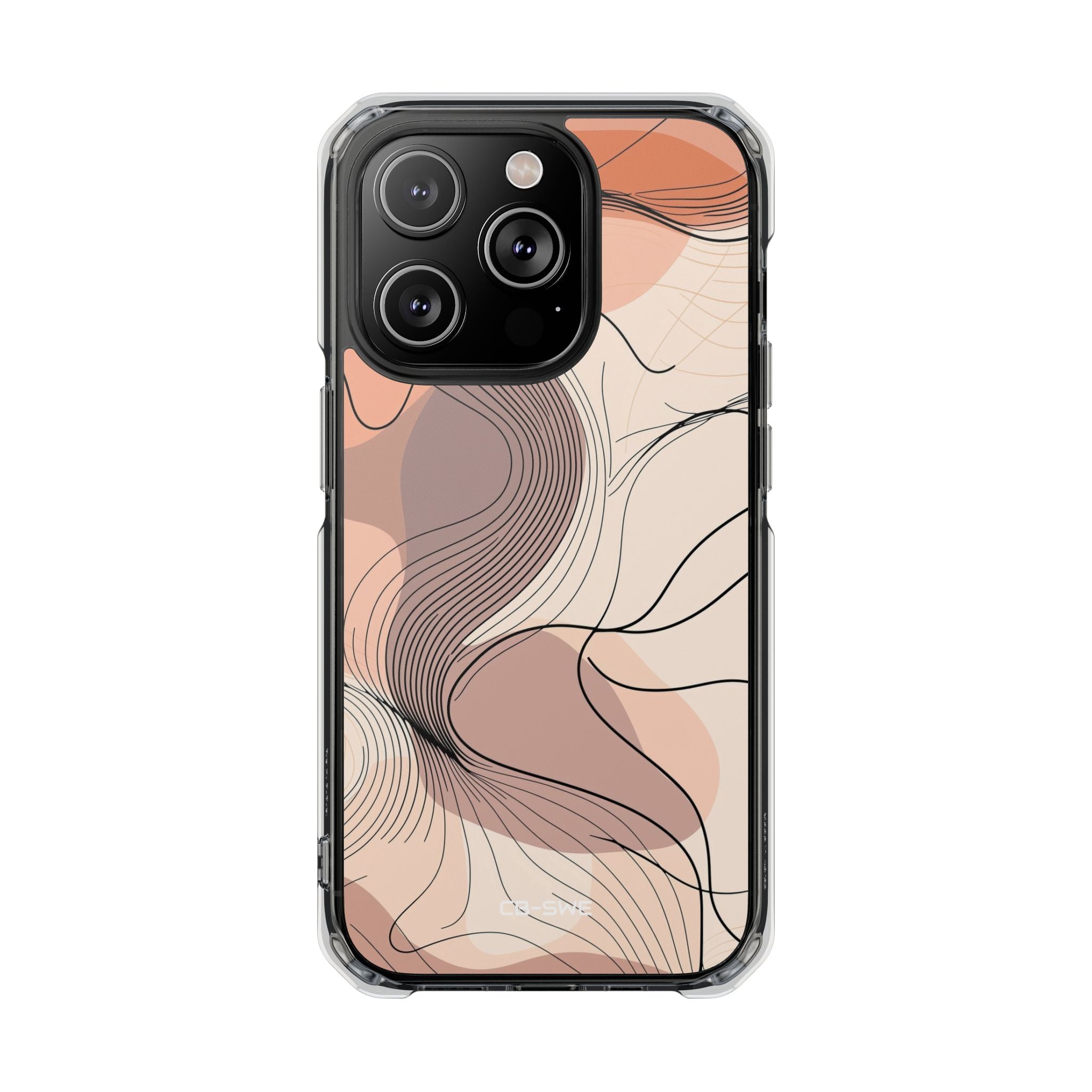 Gentle Waves Flow iPhone Case - Impact