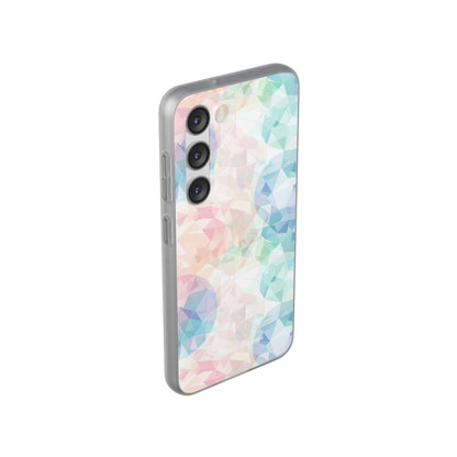 Pastel Geometry Background - Flexi Samsung S23 Phone Case