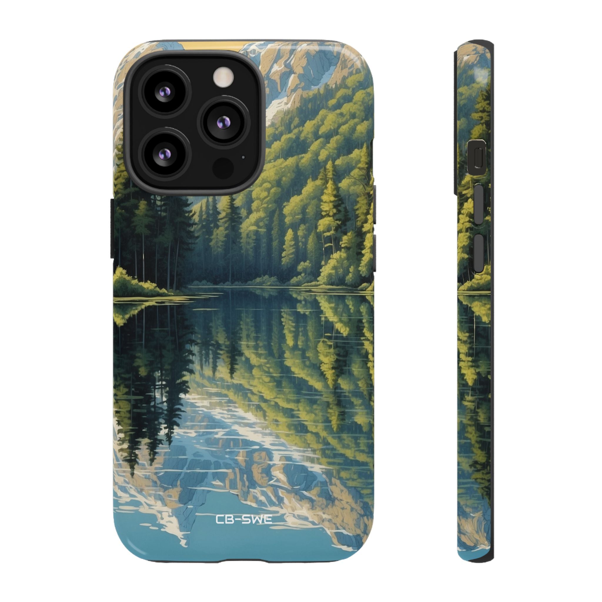 Mountain Peaks Reflect - iPhone Case