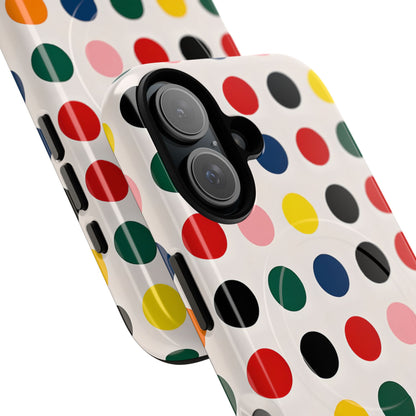 Colorful Circle Grid iPhone 16 - Tough+
