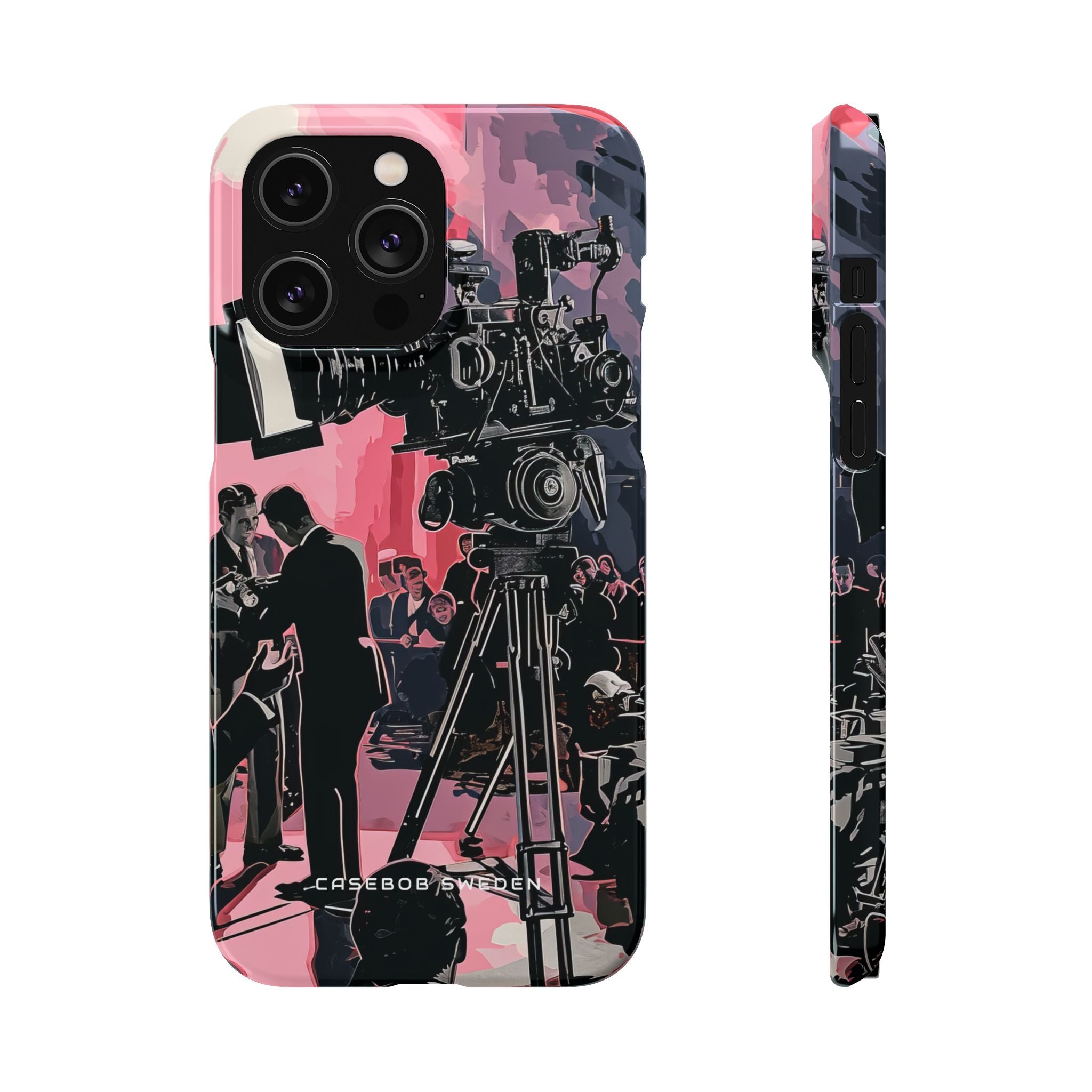 Retro Cinematic Spotlight iPhone 14 - Slim Phone Case