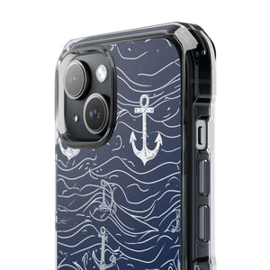 Nautical Serenity – Handyhülle für iPhone (Clear Impact – Magnetisch)