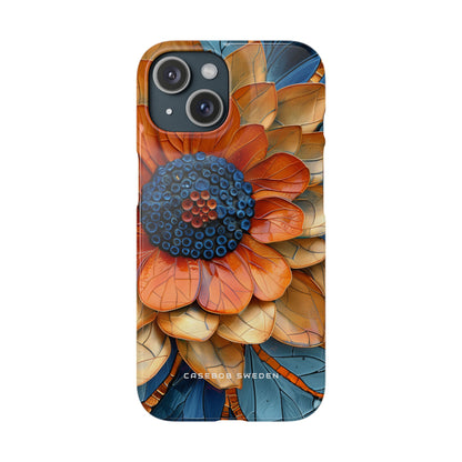 Mosaic Blossom Harmony iPhone 15 - Slim Phone Case