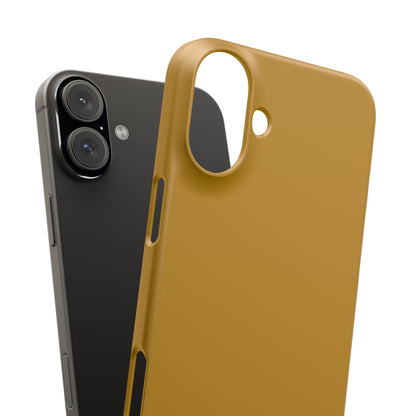 Dark Golden Rod iPhone 16 - Slim Phone Case