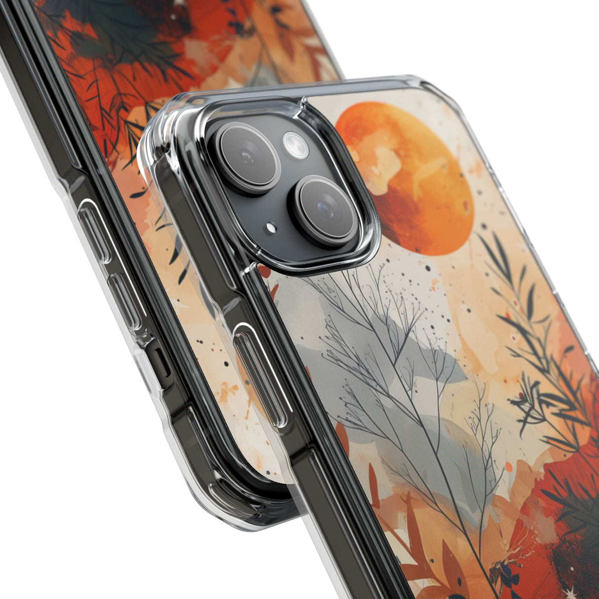 Celestial Botanica – Handyhülle für iPhone (Clear Impact – Magnetisch)