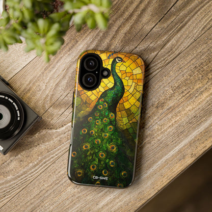 Peacock Spreads Light - iPhone Case