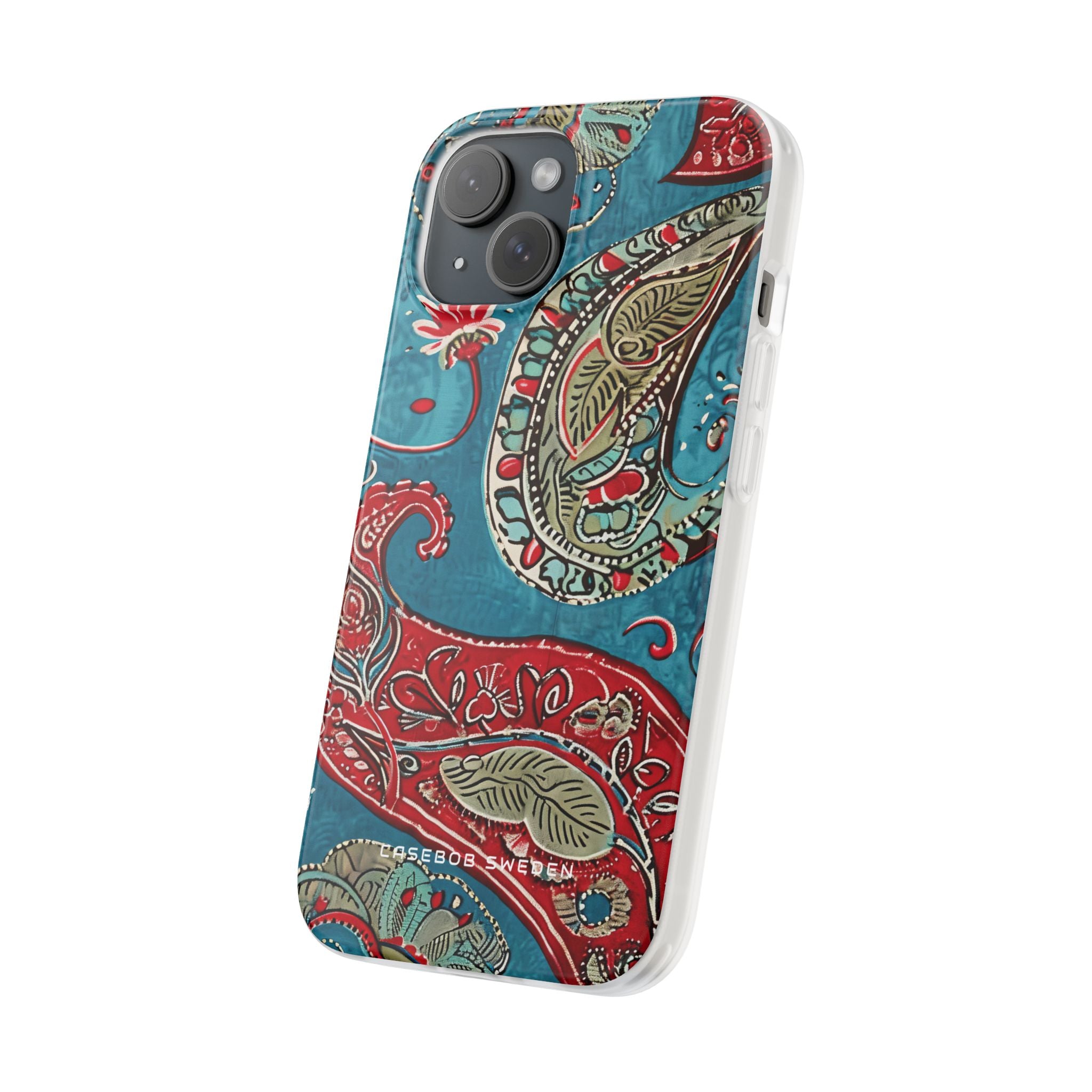 Vintage Paisley Elegance iPhone 15 - Flexi Phone Case