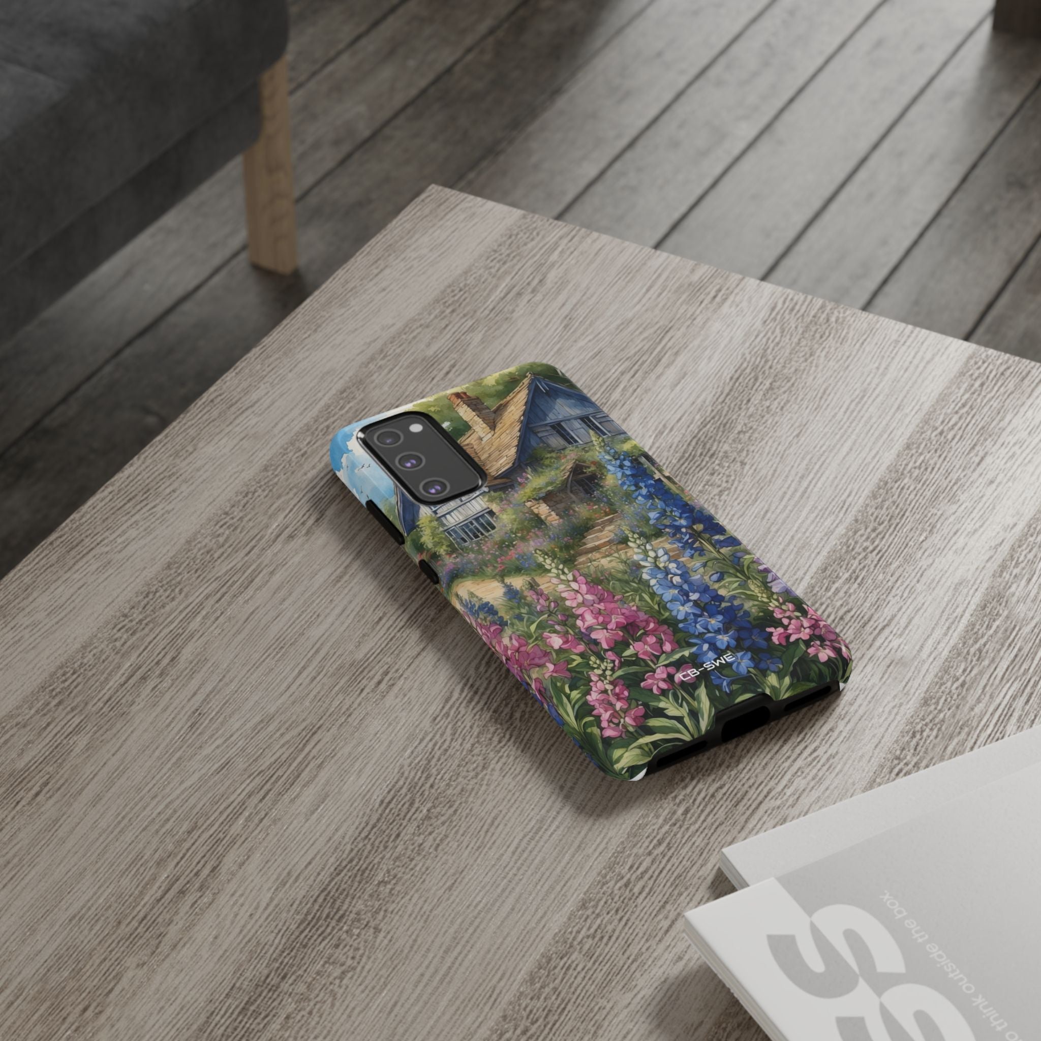 Cottage Surrounded Blossoms - Samsung Case