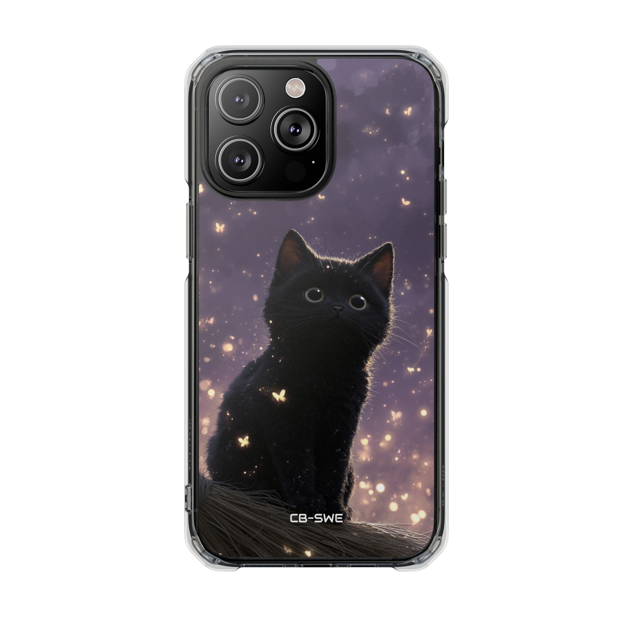 Whimsical Cat Soars iPhone Case - Impact