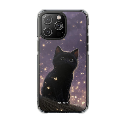 Whimsical Cat Soars iPhone Case - Impact