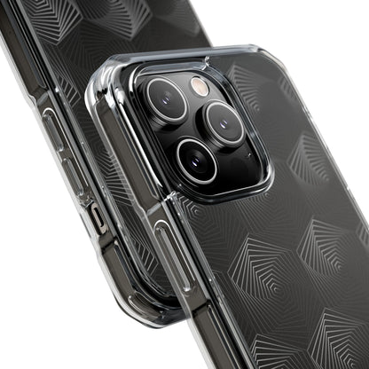 Geometric Spiral Illusion iPhone Case - Impact