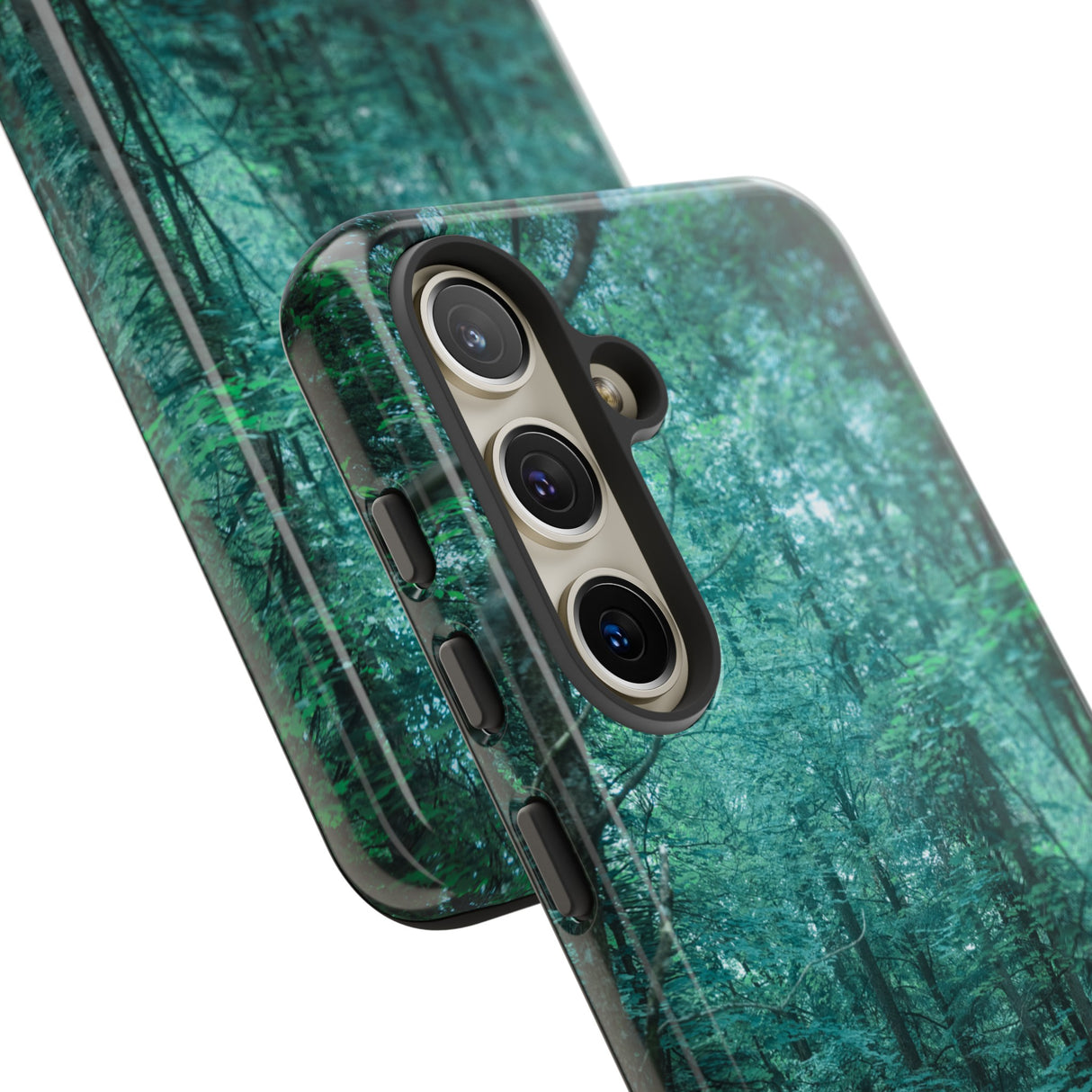 Mystical Forest with Stone Bridge - Protective Phone Case