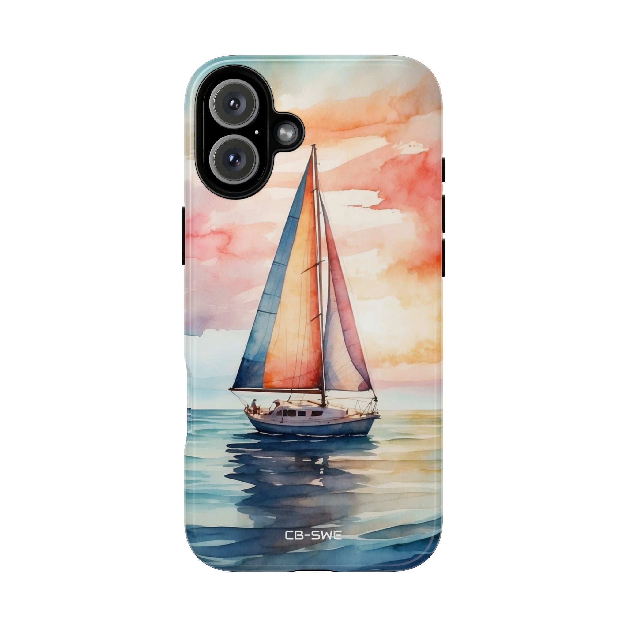 Sailboat Glides Calm - iPhone Case