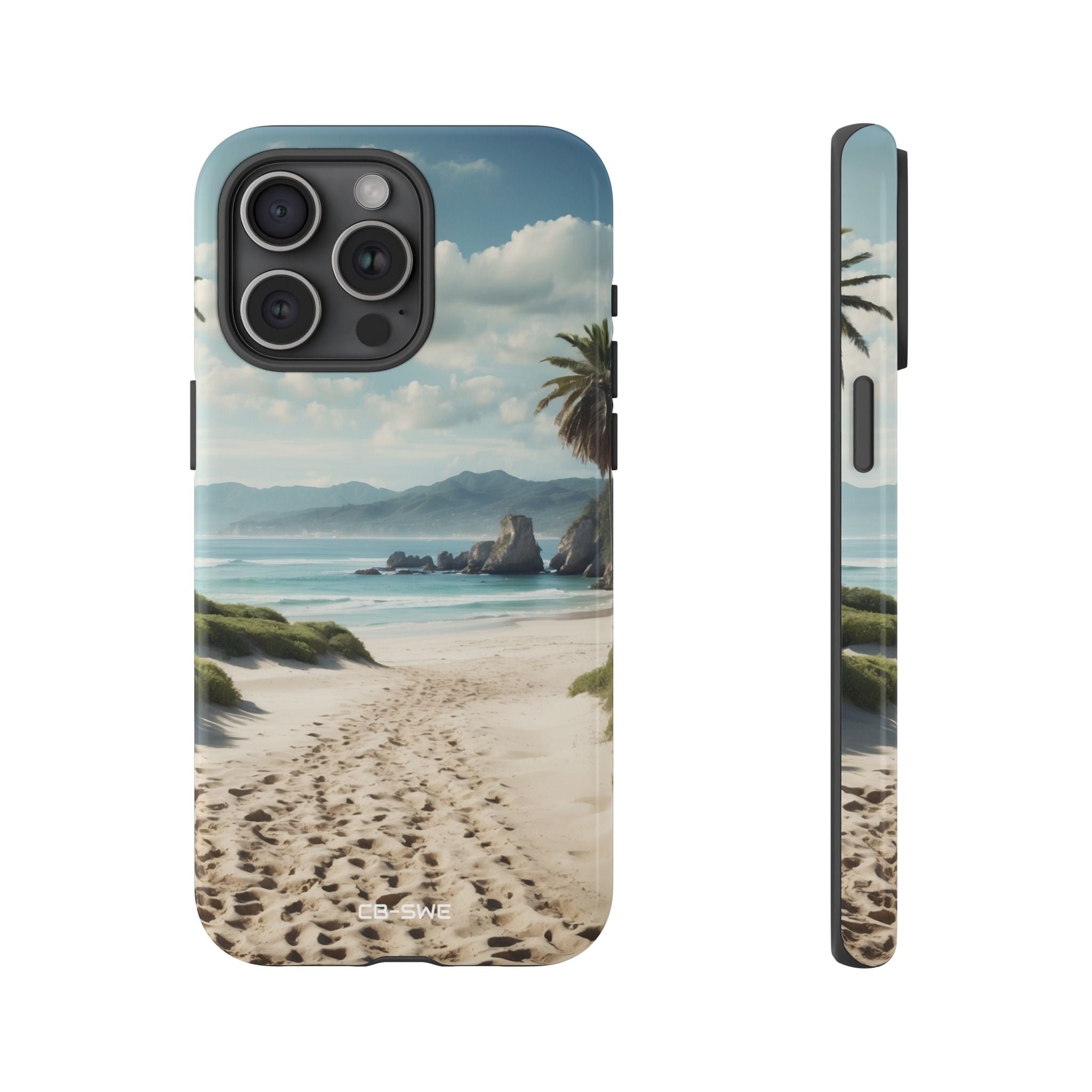 Footprints Trace Sand - iPhone Case