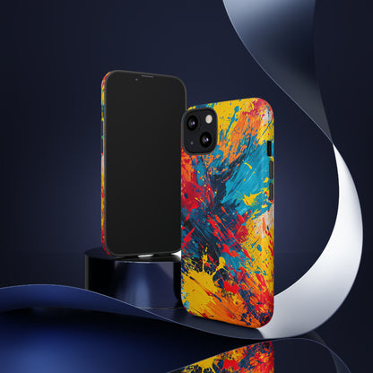 Artistic Brushstroke Bliss - Protective Phone Case