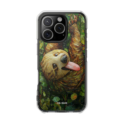 Sloth Hangs Playfully iPhone Case - Impact