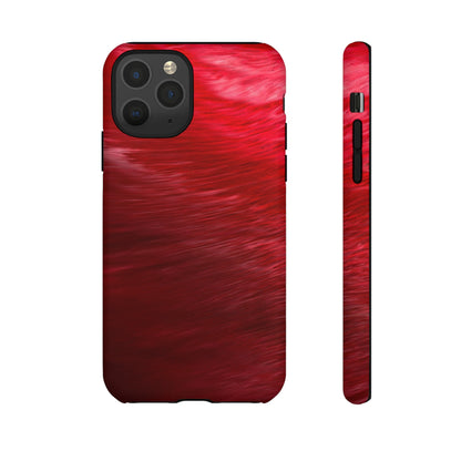 Red Feather Ink Art iPhone Case (Protective) iPhone 11 Pro Matte Phone Case