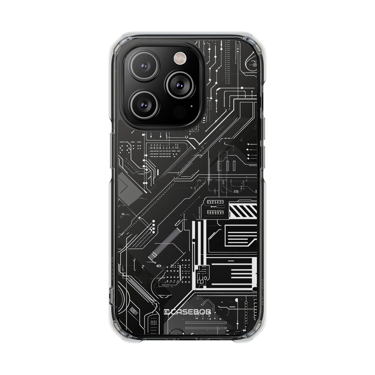 Circuit Overdrive - Phone Case for iPhone (Clear Impact - Magnetic)