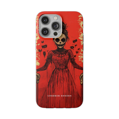 Haunting Scarlet Descent iPhone 14 - Flexi Phone Case