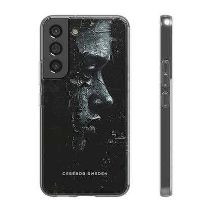 Monochrome Bloom Samsung S22 - Flexi Phone Case