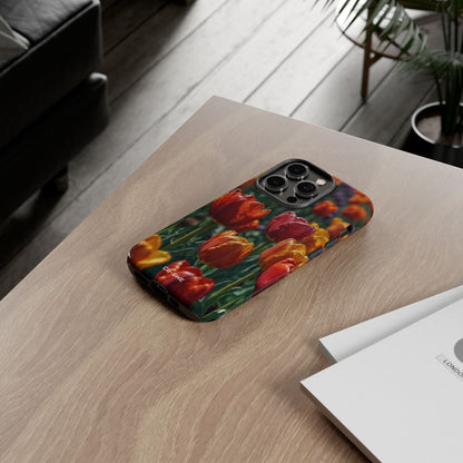 Tulips Embrace Breeze - iPhone Case