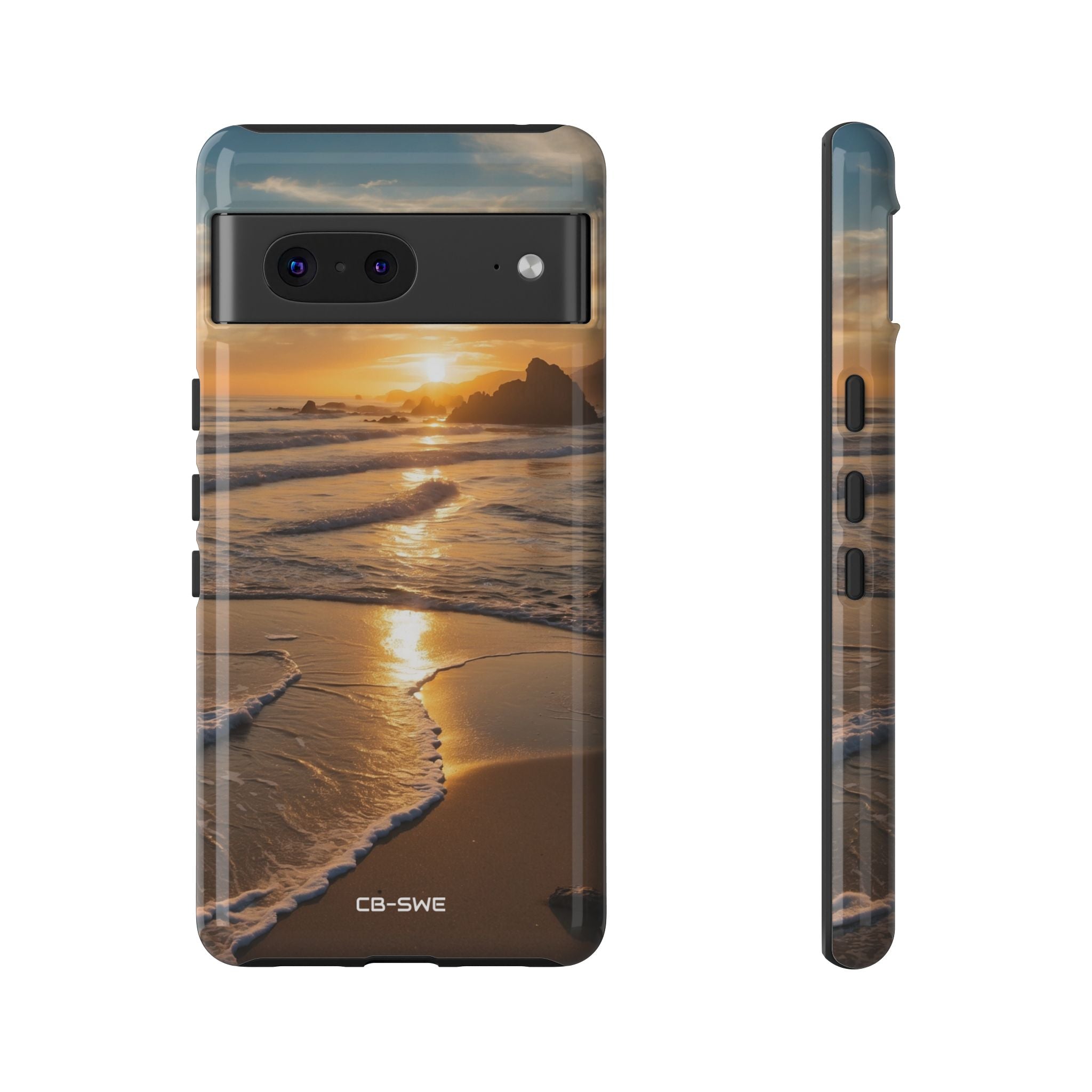 Waves Embrace Shore - Google Pixel Case