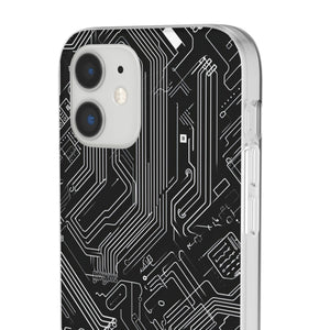 Cyber ​​Circuitry Art | Flexible Handyhülle für iPhone