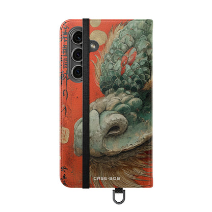 Drakenblik Crimson - Samsung S24 Case - Portemonnee