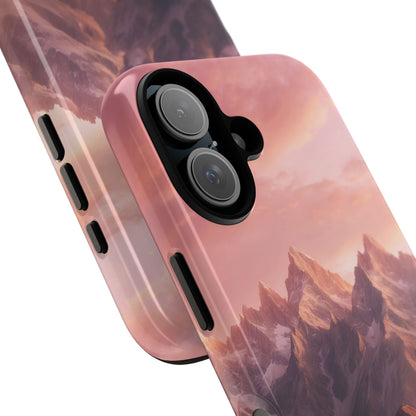 Vibrant Peaks Emerge - iPhone Case