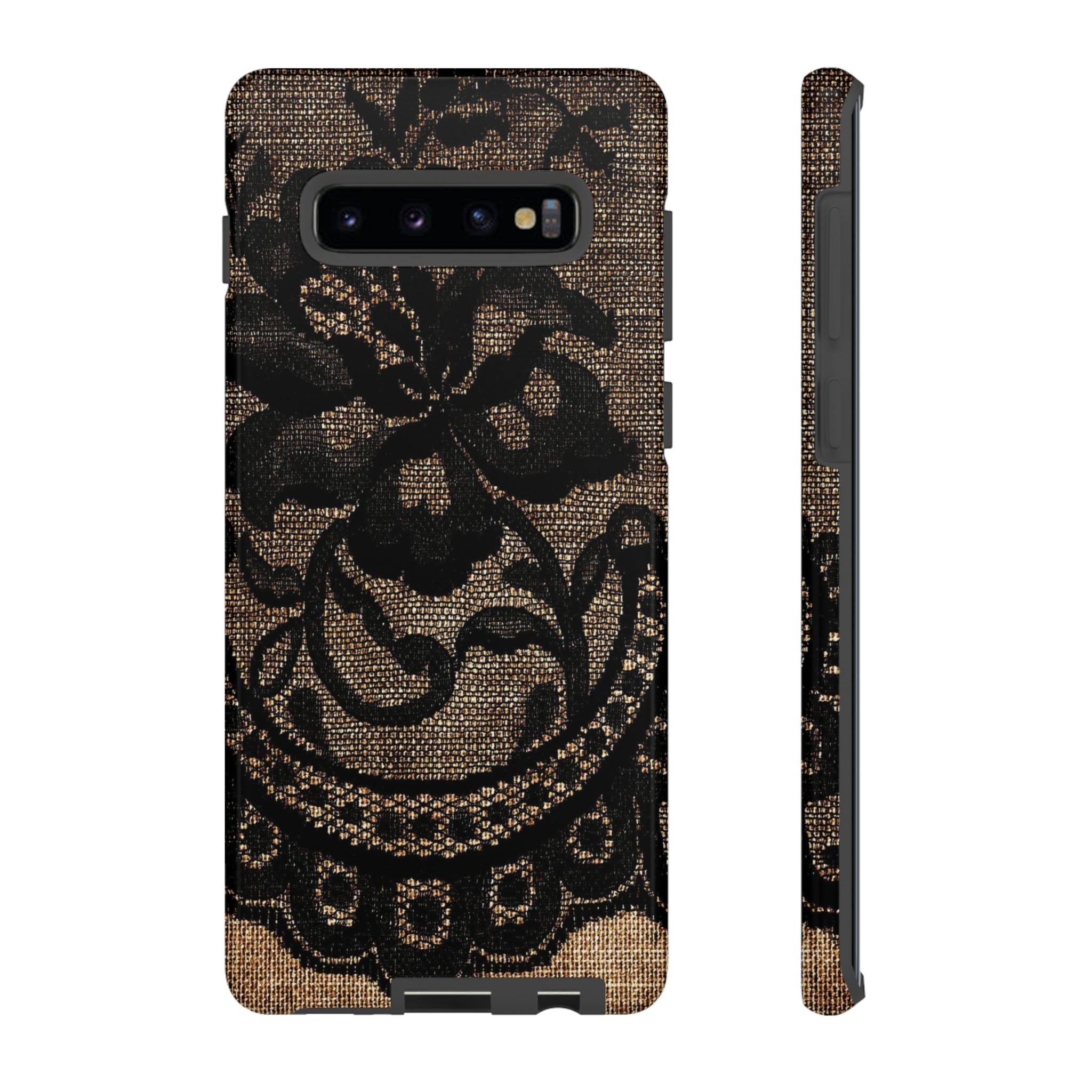 Broomrose Gothic Flower - Protective Phone Case