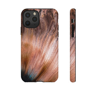 Light Brown Ink Art iPhone Case (Protective) iPhone 11 Pro Glossy Phone Case