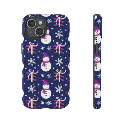 Snowmen Gift Giving - iPhone Case
