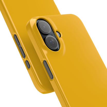 Amber Yellow - Slim iPhone 16 Phone Case