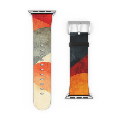 Crimson Ripples - Watch Band