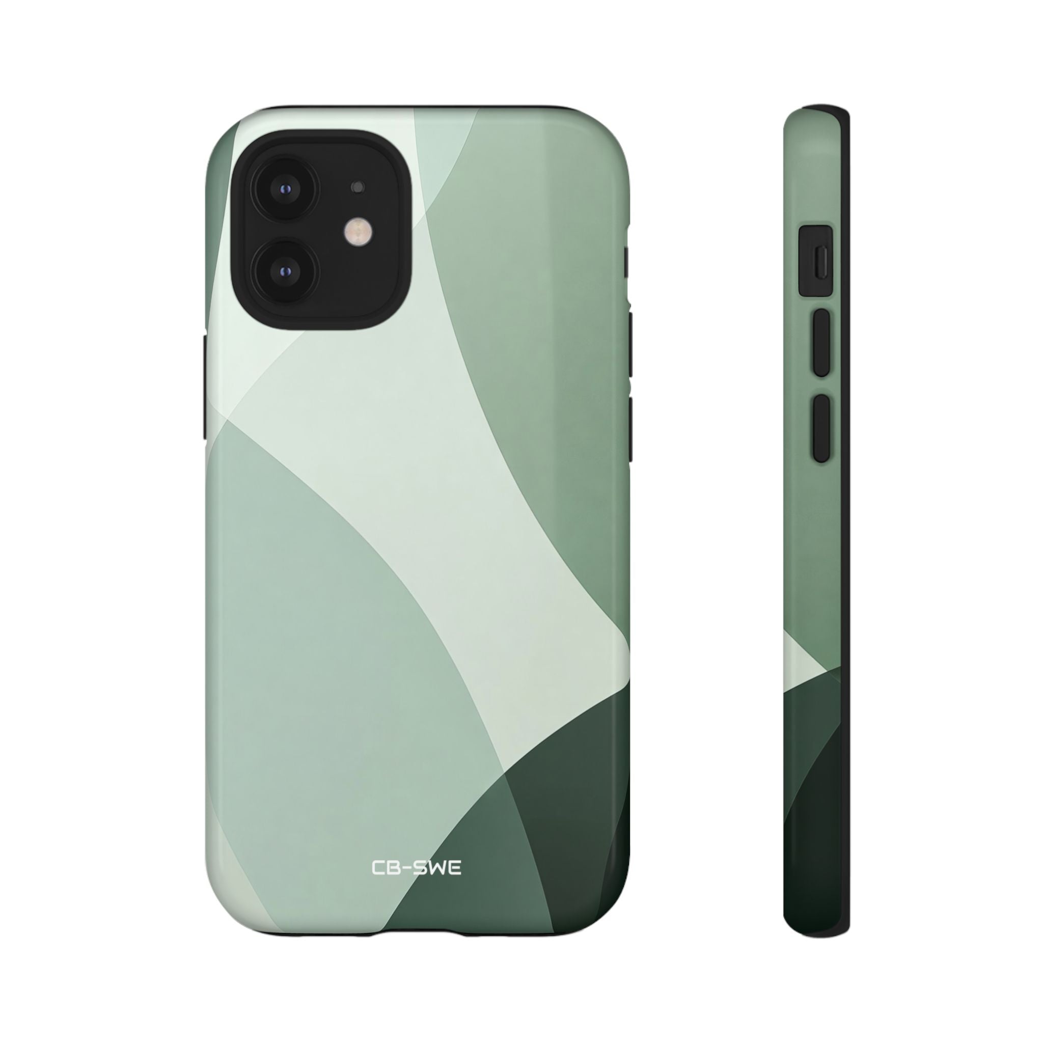 Flowing Green Harmony - iPhone Case